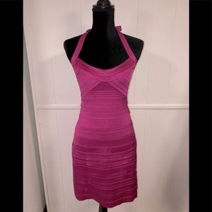 EUC‼️BCBGMaxAzria Pink Flair Cocktail Special Occassion Dress -Size 4
